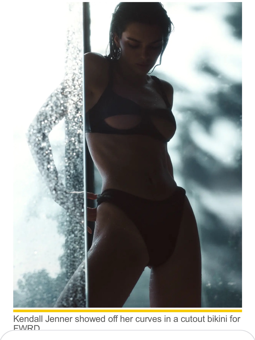 Twisted Under Bust Bikini Set - Brown — image 5 of 8